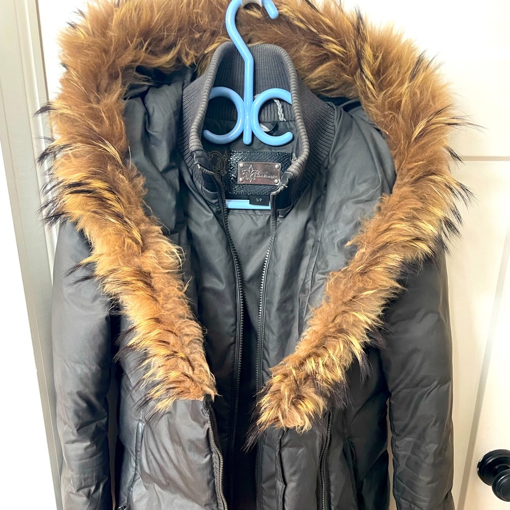 Mackage Dark Green Fur Lined Parka